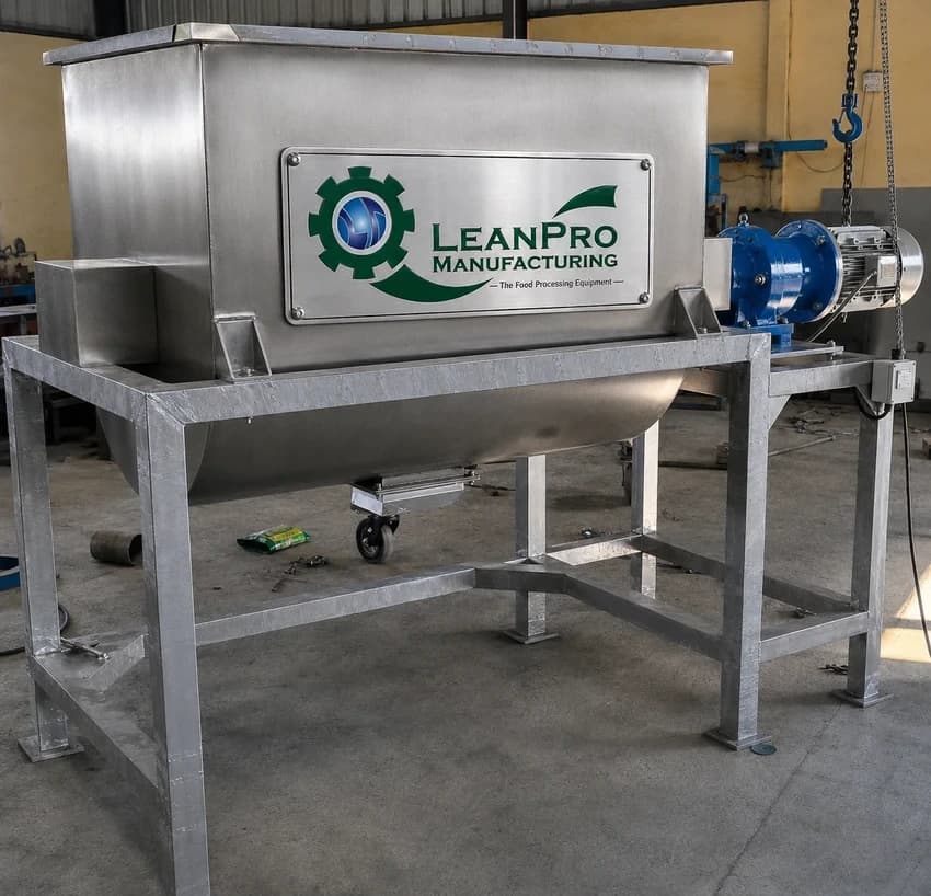 Powder Mixer Machine, 100Kg To 1Ton Per Hr, SS 304