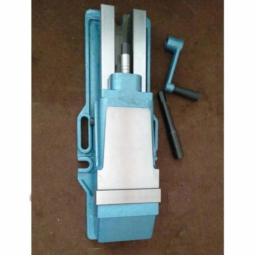 Colour Coated Hydraulic Power Machine Vise, For Electric