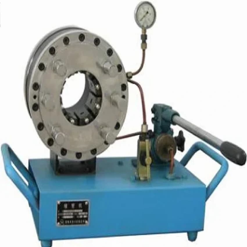 Manual Hose Crimping Machine, Horizontal