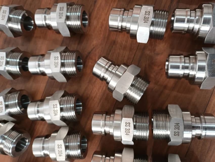 Ss Double Check Valve Quick Release Coupling