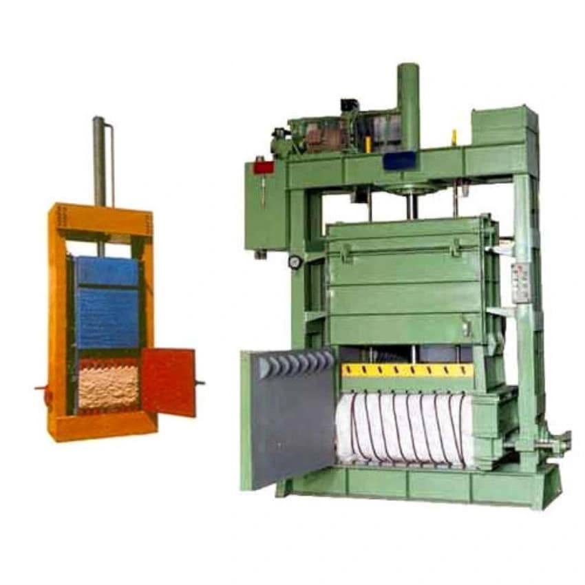 Mild Steel Cotton Waste Baling Press Machine, Capacity: 1-5 Ton, Max Force Or Load: 30-60 ton