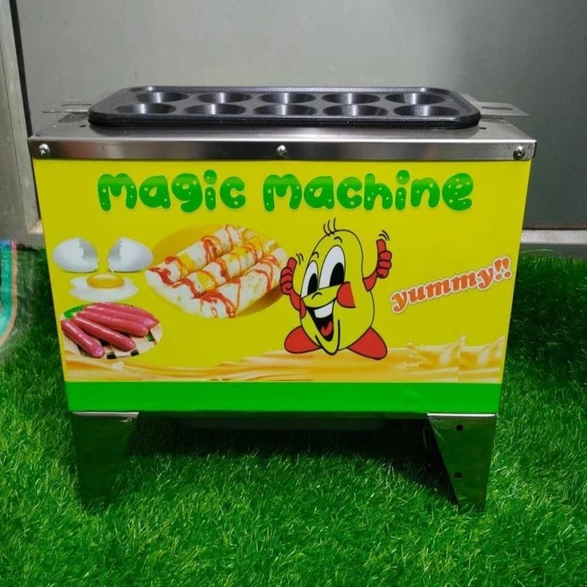 Body SS Gas Egg Roll Machine