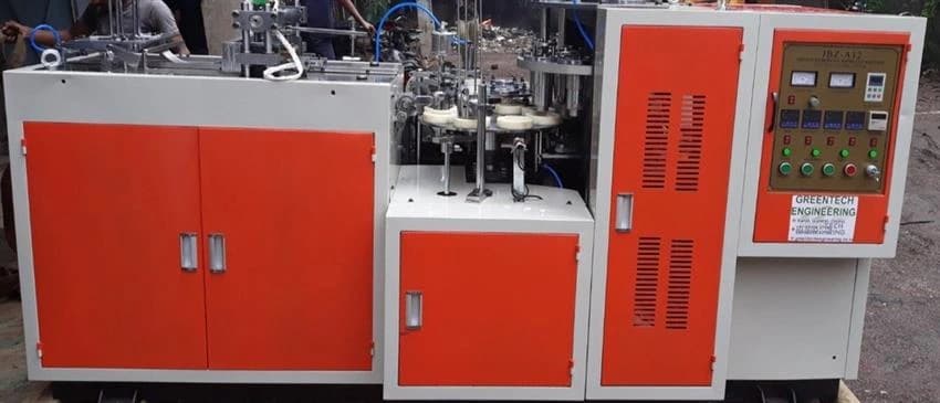 Greentech Engineering Fully Automatic Tea Cup Making Machine