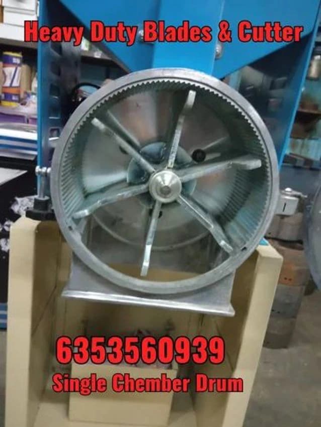 Automatic 5 HP MS Single Chamber 2in1 Food Pulverizer Machine - Single Phase