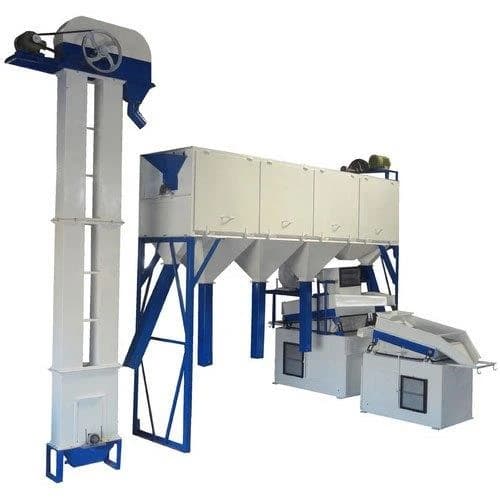 Express Mild Steel 6 HP Bajra Cleaning Machine, Capacity: 1200 Kg/hr