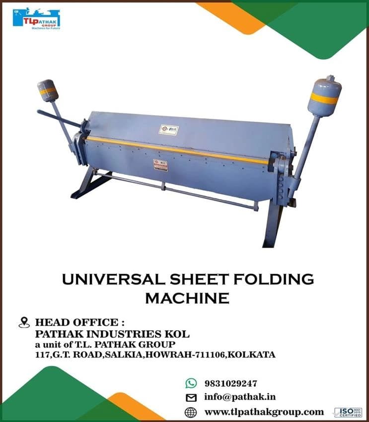 Manual UNIVERSAL SHEET FOLDING MACHINE, Model Name/Number: Hipat Sw2
