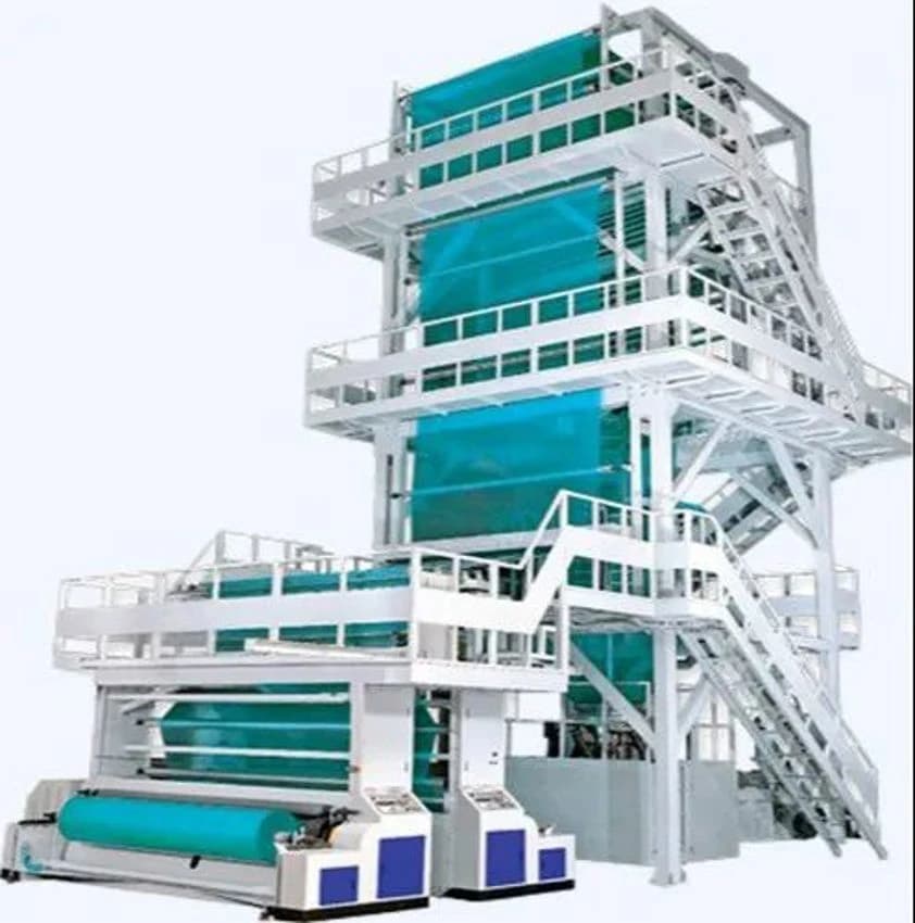 High Speed Three Blown Film Extrusion Blowing Film Making Plant Exporter