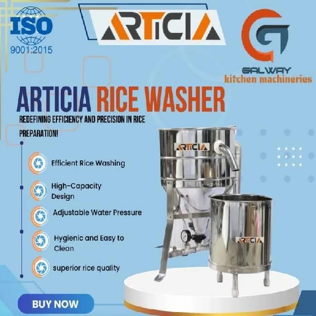 Articia Rice Washer, For Industrial, Capacity: 50 Kg
