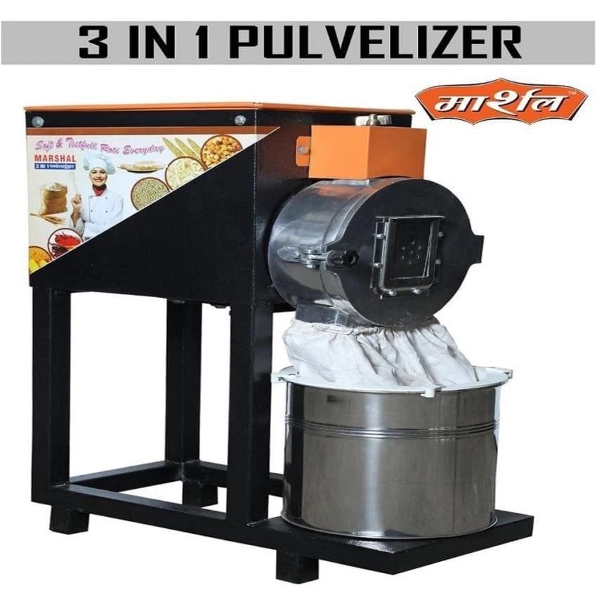 Marshal Mild Steel 3 In 1 Pulverizer Machine, For Industrial