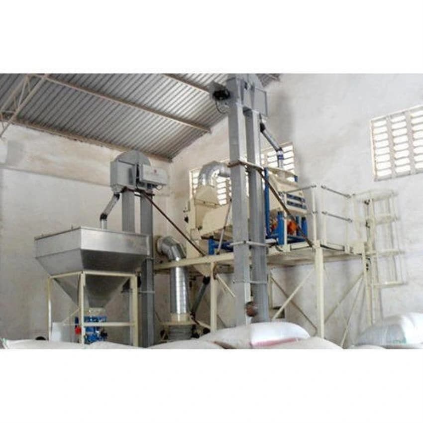 Cleaning Seed Plant, For Grains, Capacity: 2 Ton Per Hour