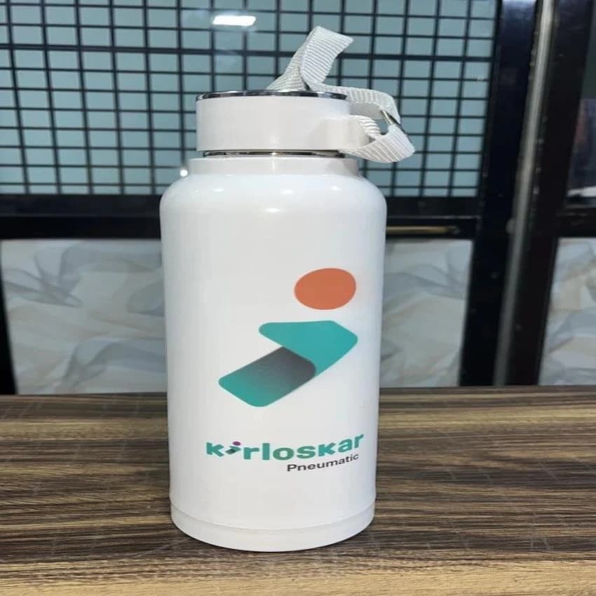 Copper Water Bottle Printed Label, Capacity: 1000 mL