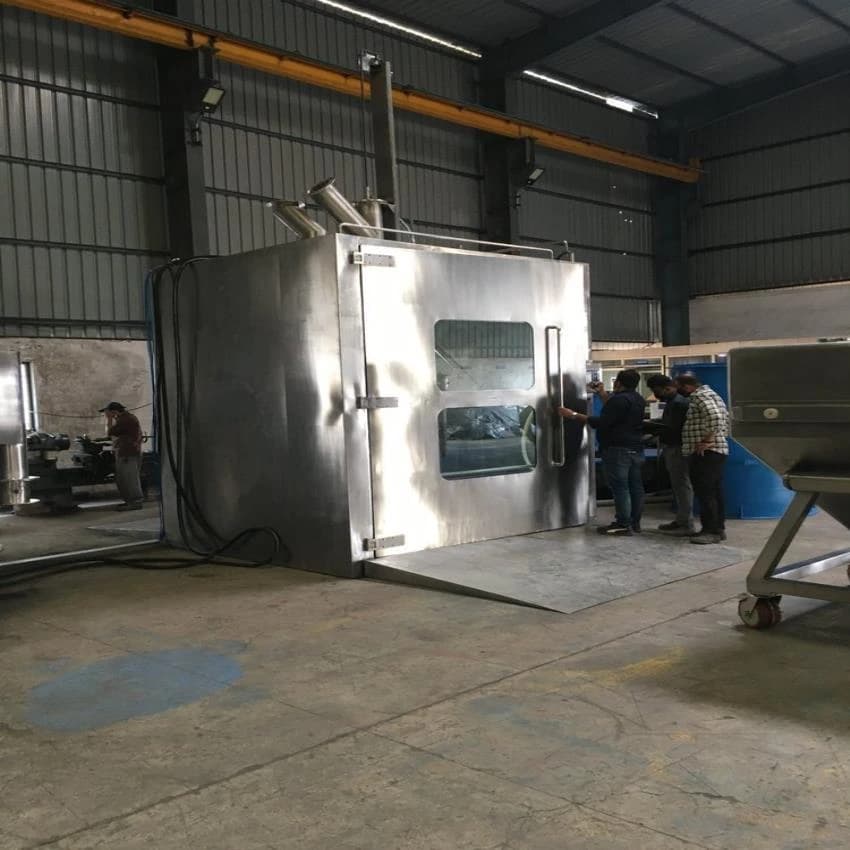 Ibc- Wm Capacity(kg): 50 Kg To 2000 Liter Industrial Bin Washing Machine, Stainless Stell