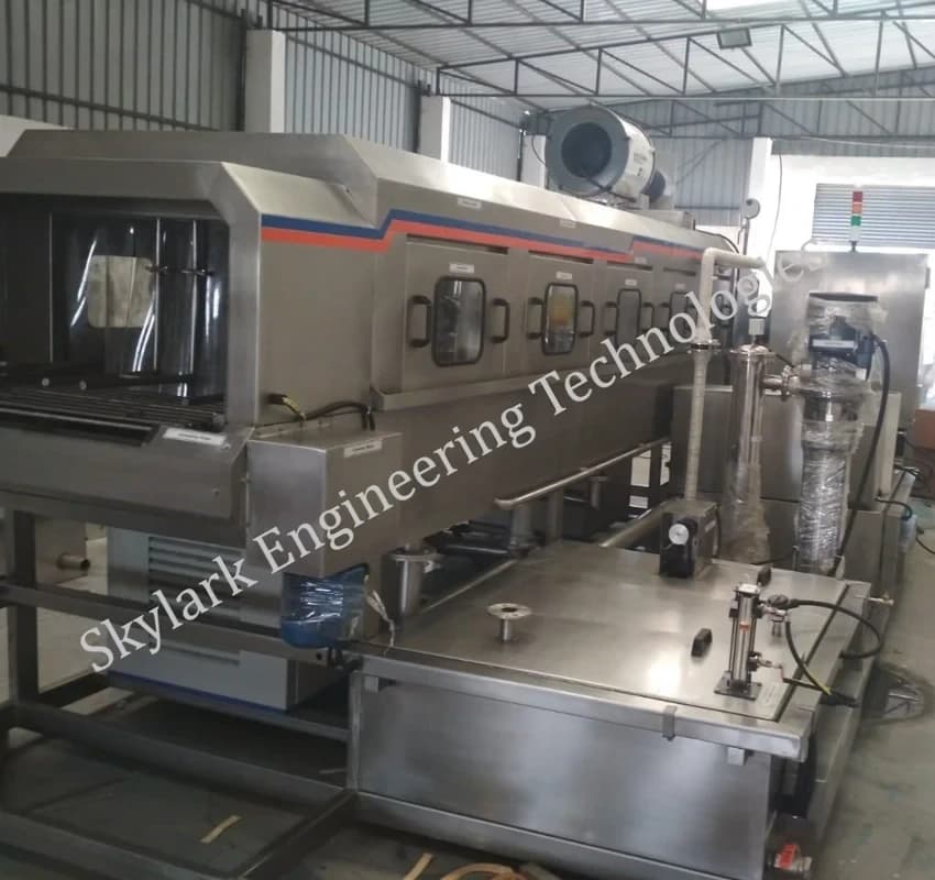 LPG Gas Cylinder Tank Washing & Drying Machine