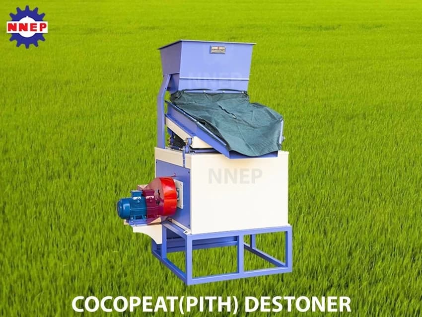 Coir Pith Stones Removing Machine