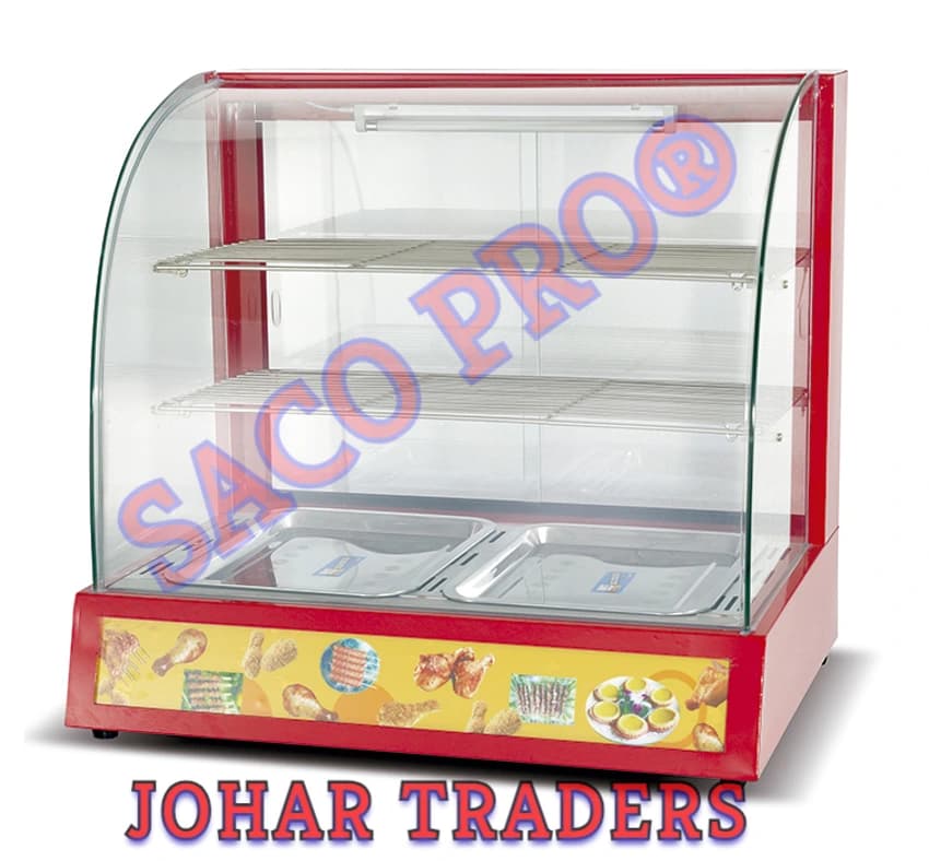 Red Food Warmer Display Showcase, Warranty: 1 Year