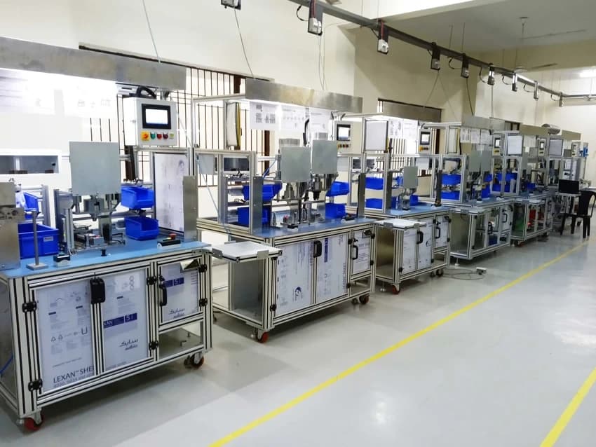 BS-6 Valve Air Suction Valve Assembly Line