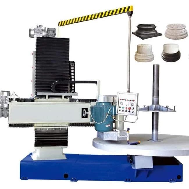 stone column base and cap cutting machine