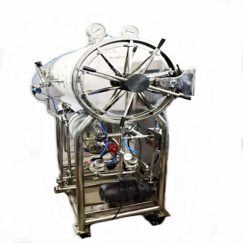 Horizontal Stainless Steel Fully Automatic Autoclave Sterilizer, 100