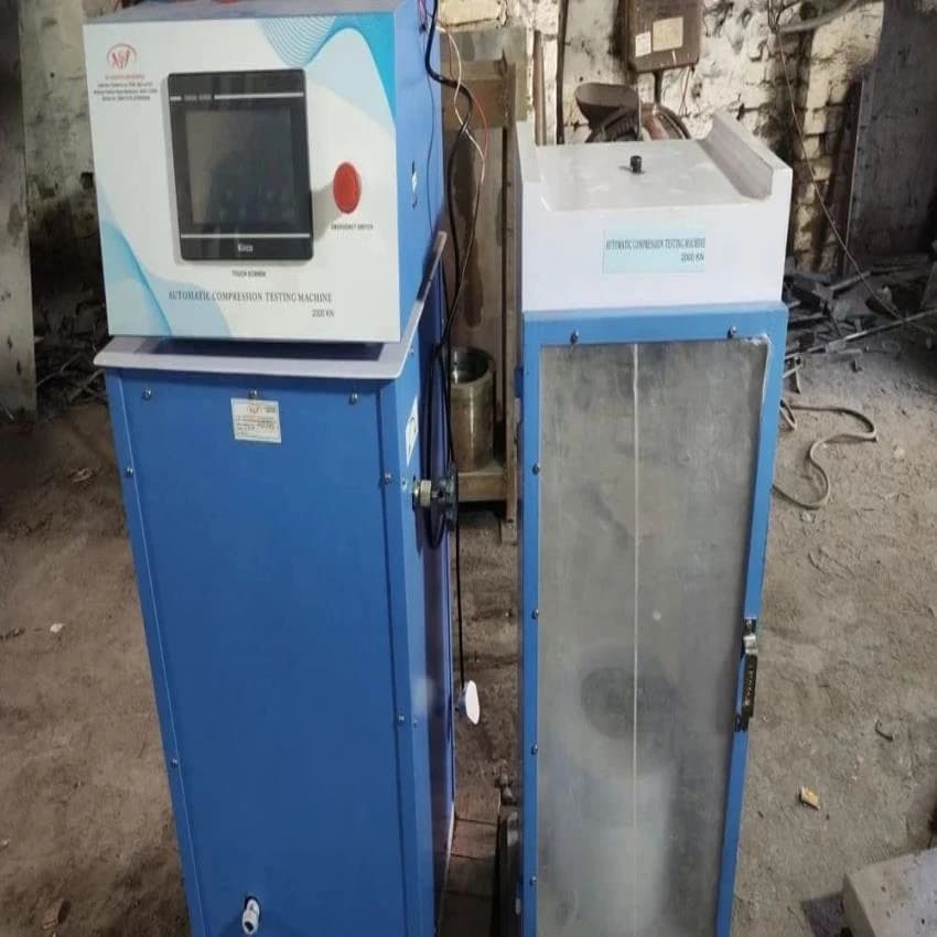 1HP Cube Compression Testing Machine, Capacity: 200 Ton, Model Name/Number: VKSI-093