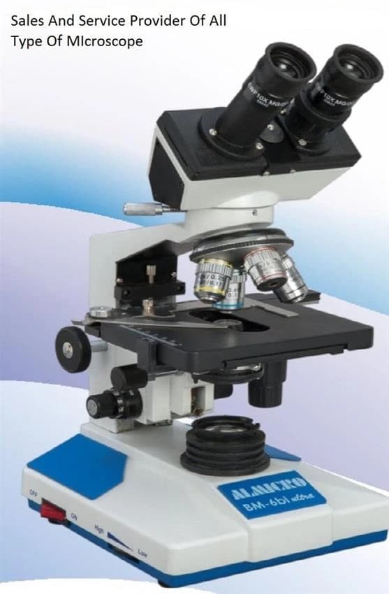 ALMICRO Research Binocular Microscope, LED, Model Name/Number: BM-6bi