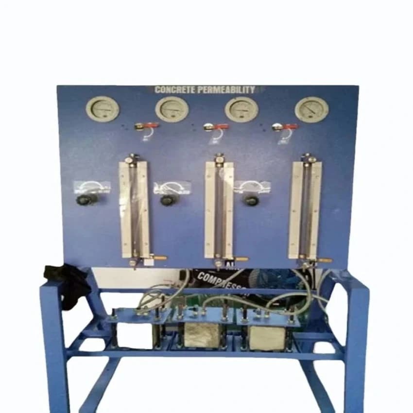 Mild Steel Concrete Permeability Apparatus