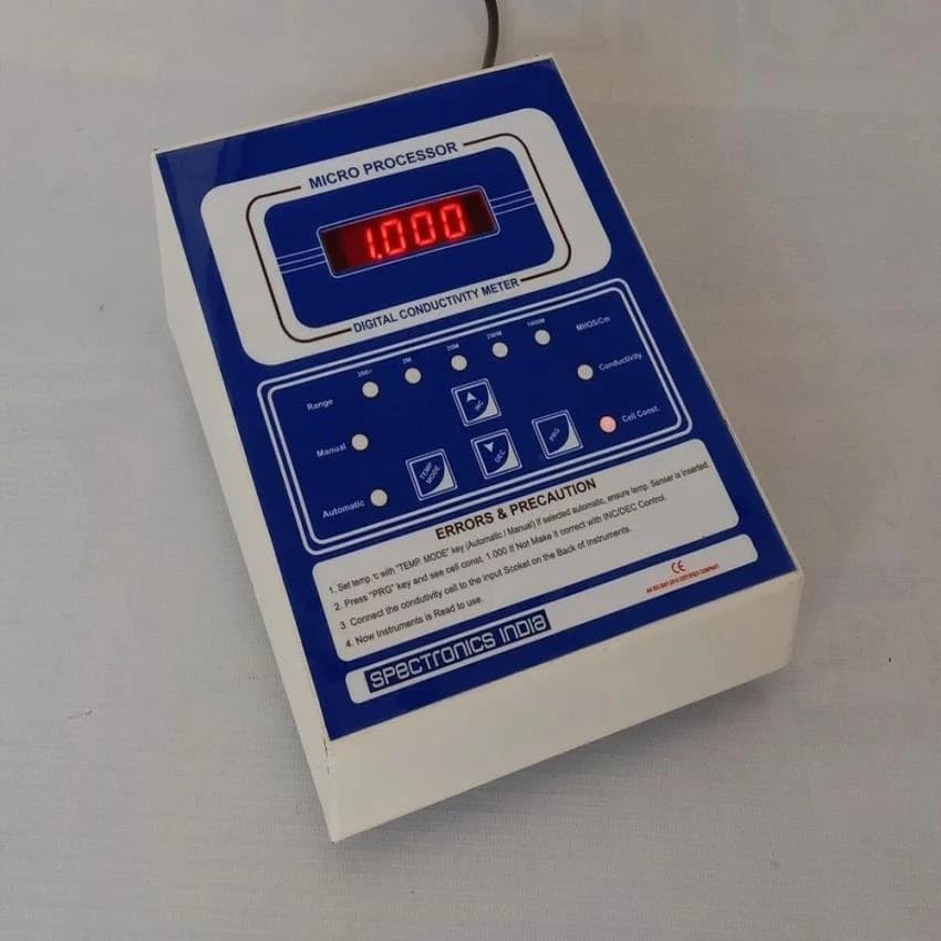 Metal Microprocessor Based Conductivity Meter