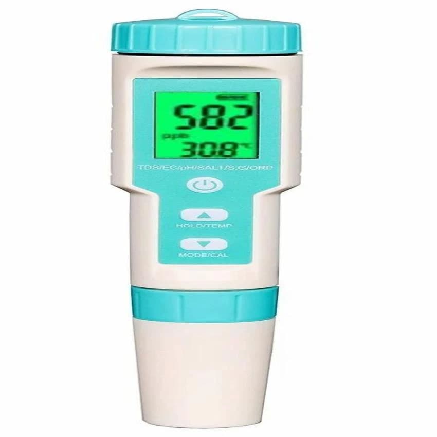 7in1PH/TDS/EC/ORP/S.G/Salinity/TemperatureMulti-ParameterPocket Water Quality Tester with Electrode