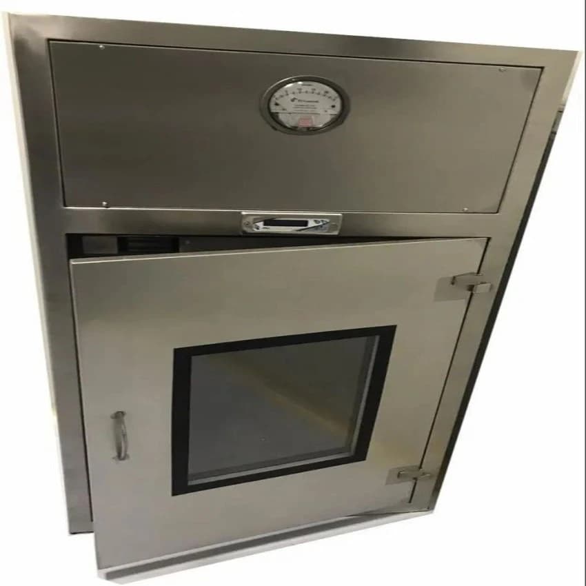 Rectangular Dynamic Pass Box, For Pharmaceutical Industry, Size: 4x4x5