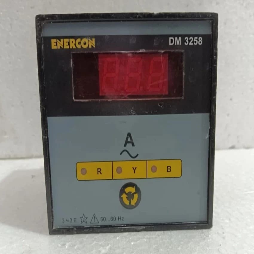 Enercon DM3258 200 5/A Digital Panel Meter