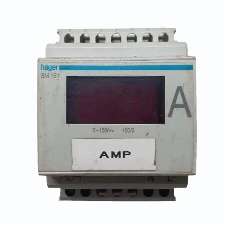 HAGER SM151 DIGITAL AMMETER MADE IN FRANCE, For Industrial