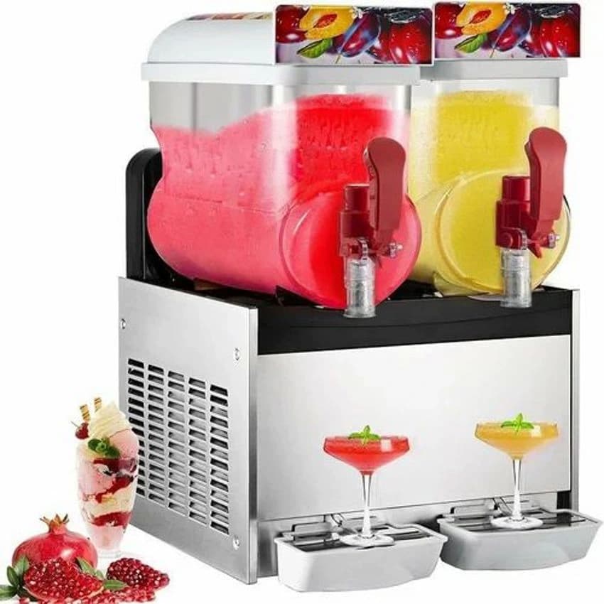 Silver Stainless Steel Slush Dispenser Machine, Capacity: 25 L
