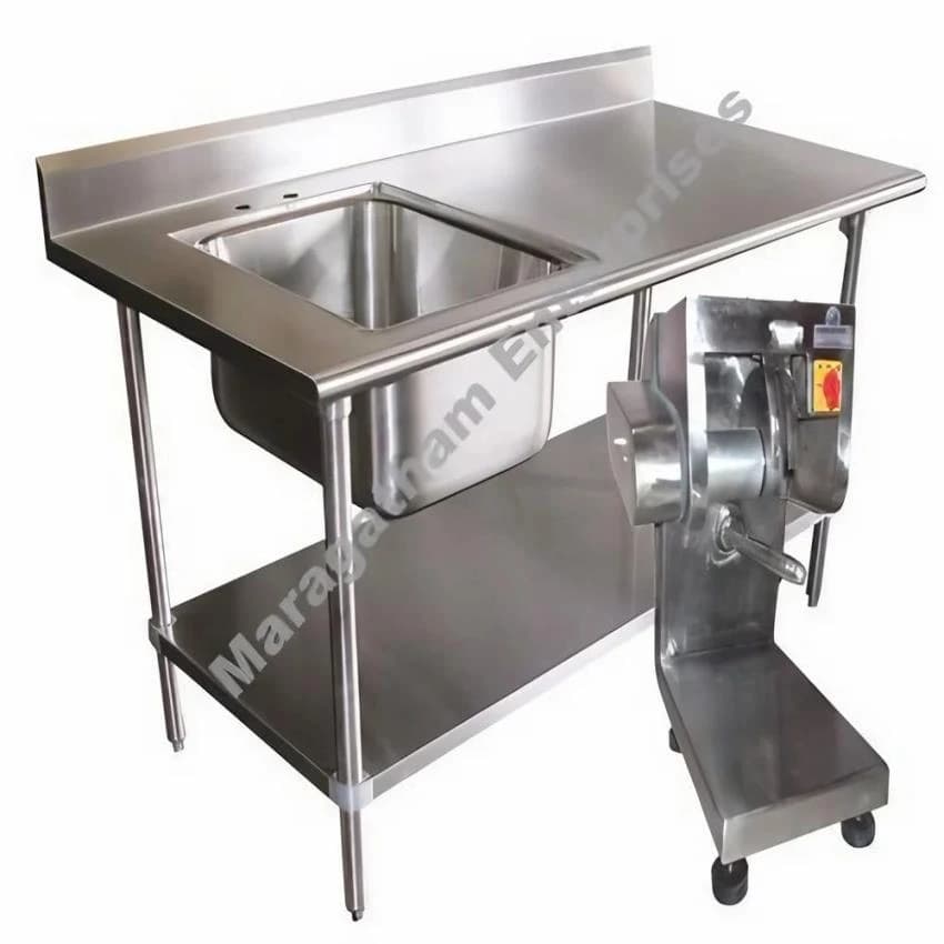 Chicken Cutting Machine Table, Thickness: 5 Mm