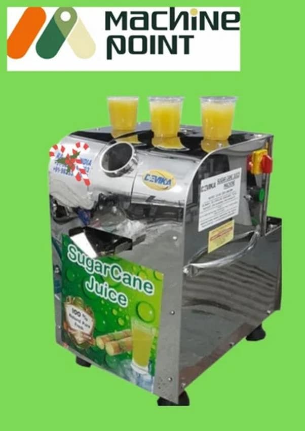 Electric Semi-Automatic Stainless Steel Sugarcane Juicer, For Commercial, Yield: 150 - 350 ml/kg