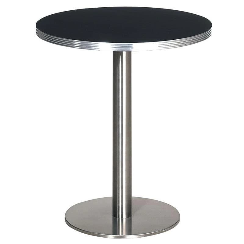 Silver Stainless Steel Round Table, For Restaurants