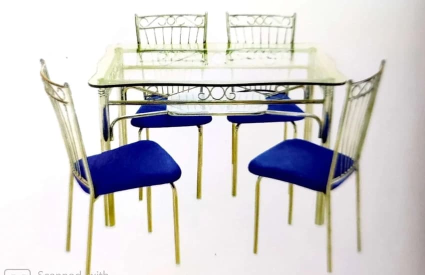 Ss Dining Table, 4 Seater