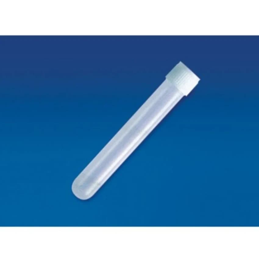 Test Tube With Screw Cap, Material: Polypropylene