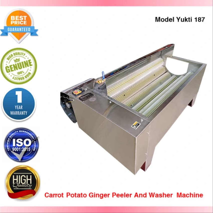 Wet Type Automatic Ginger Carrot Washing And Skin Peeling Peeler Machine Price, 1500kg/h