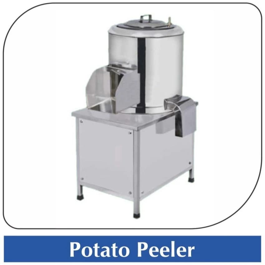 Stainless Steel Automatic Commercial Potato Peeler Machine, 20 kg/hr