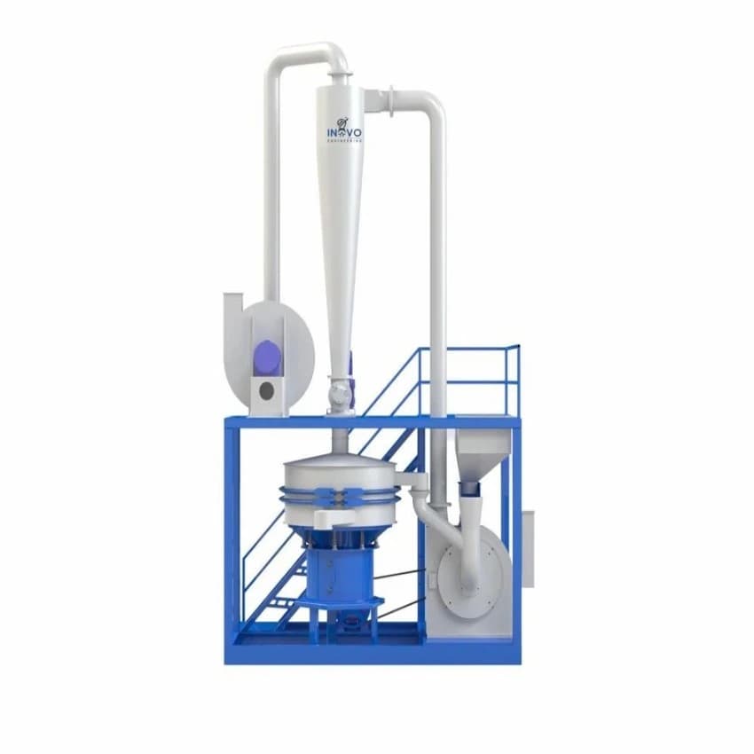 Inovo Mild Steel Plastic Pulverizer Machine - Disc Mill, For Industrial, Model Name/Number: Inps