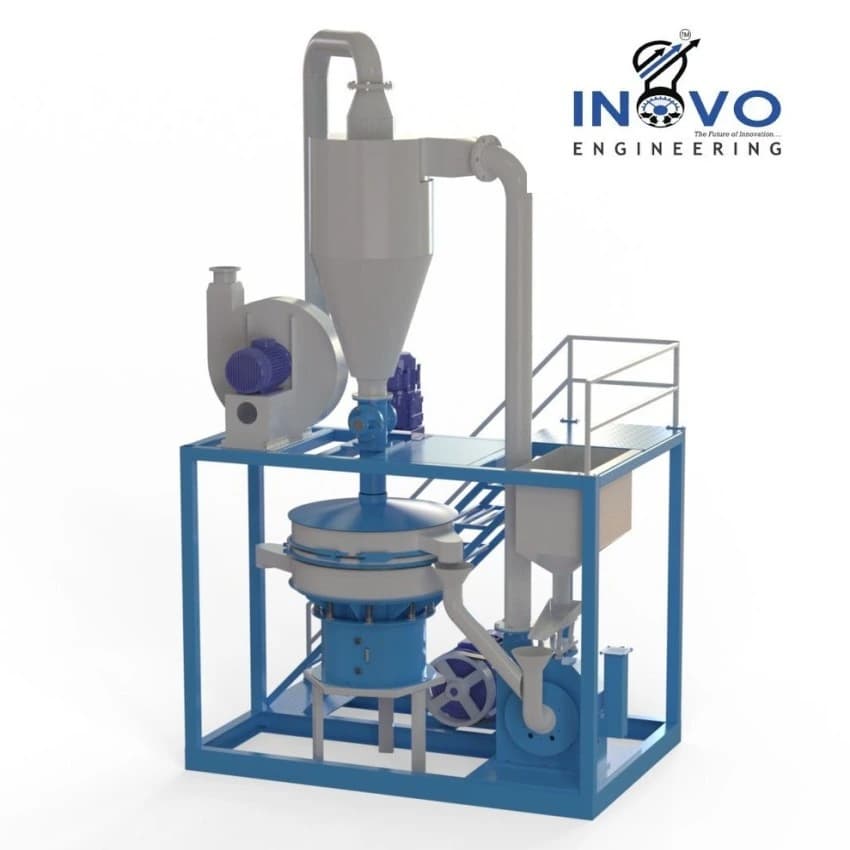 Mild Steel EVA Pulverizer Machine, For Grinding, Model Name/Number: INPEVA30