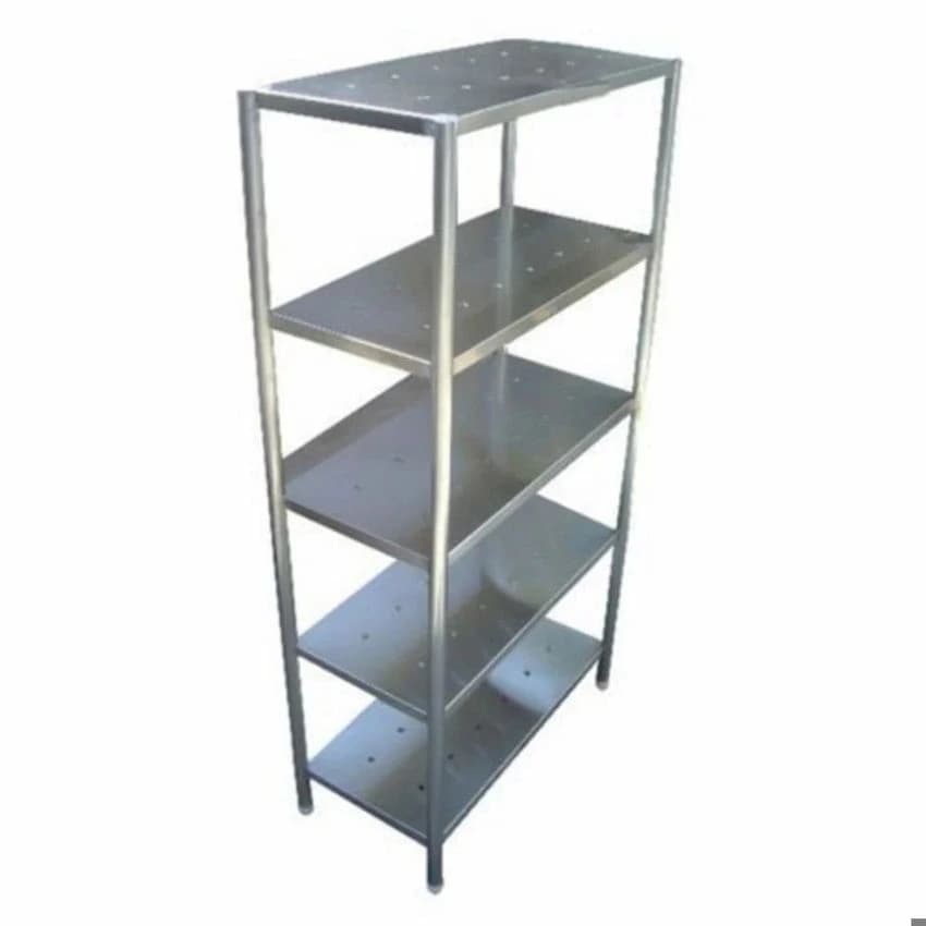 Rectangular 2 Shelves Stainless Steel Dish Rack, Shelves: 1, Size/Dimensions: Standard
