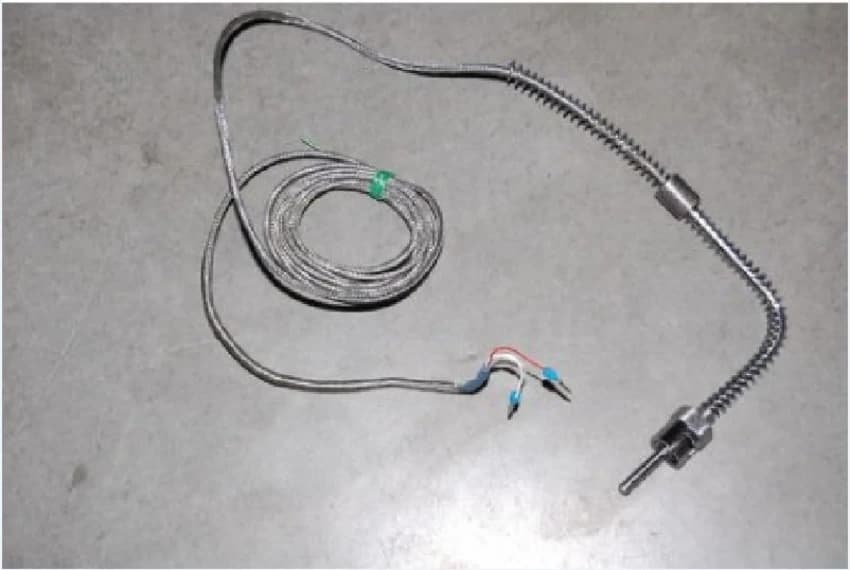 JAGJAN Silver Breaded Wire Type Thermocouple, Thermocouple Type: J-Type