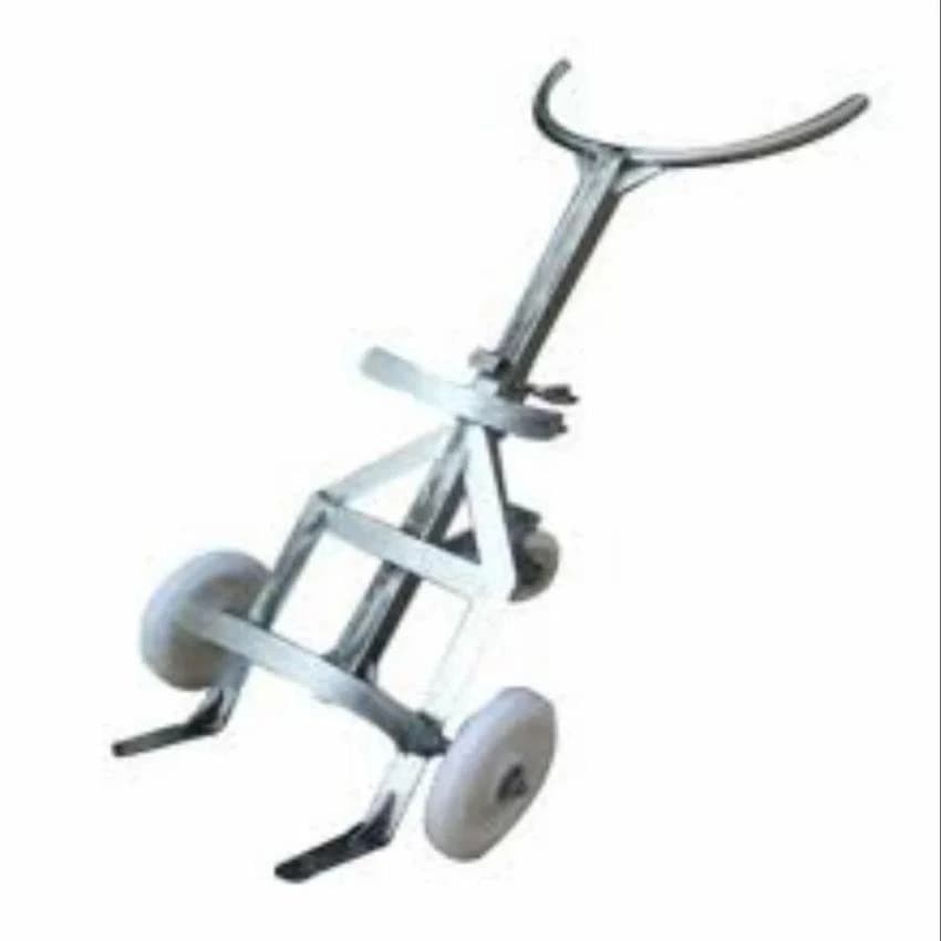 SAMARTH Mild Steel DRUM LIFTING TROLLEY WITH UHMW WHEEL, Loading Capacity: 200-400 kg, Model Name/Number: SDT001
