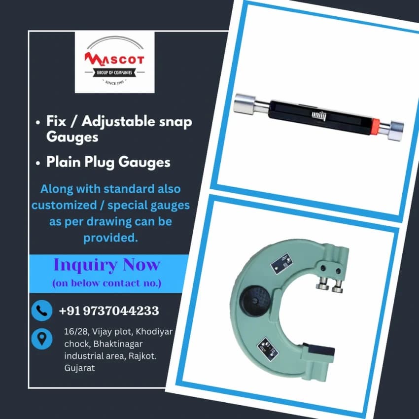 Fixed Snap Gauge, 60 to 100 mm