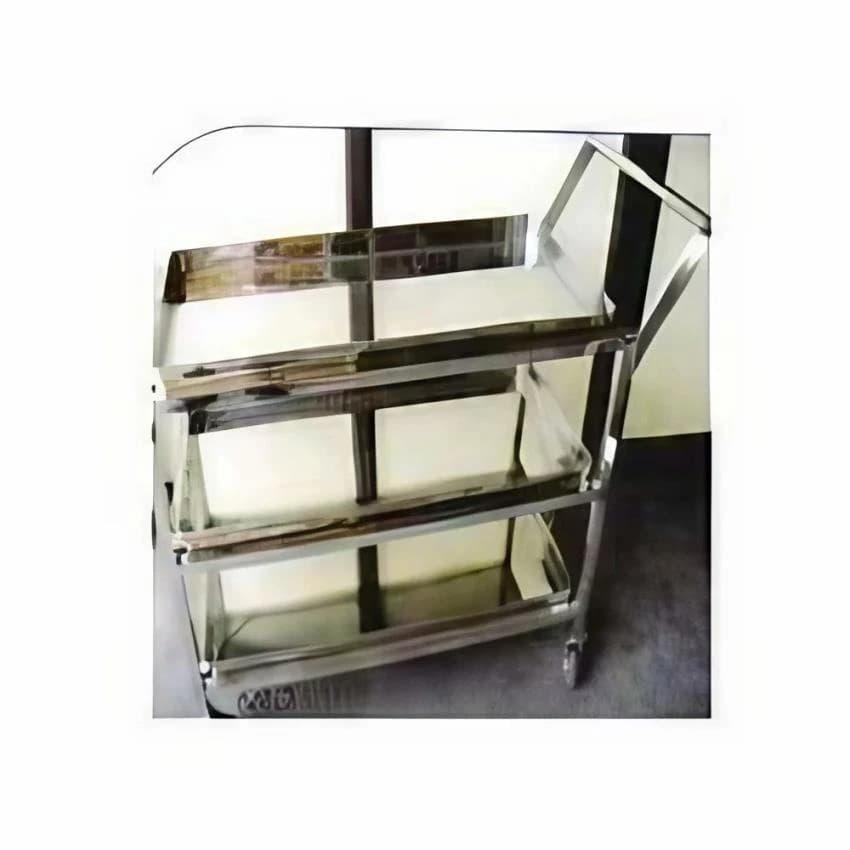 Stainless Steel 3 Shelves Kitchen Service Trolley, Size/Dimensions: Standard