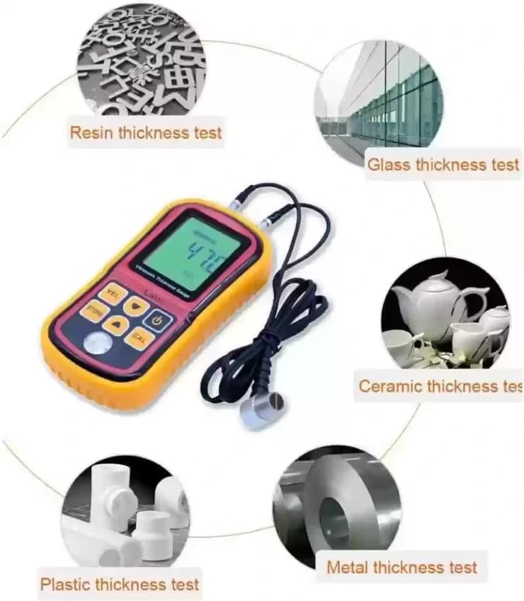 TMteck Ultrasonic Thickness Gauge, 0.75 - 300 mm
