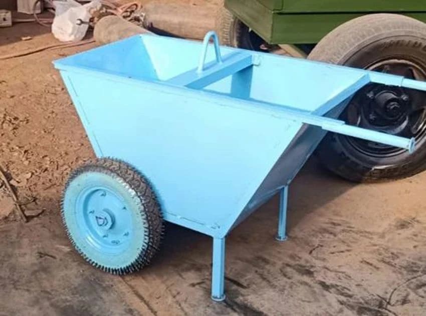 Heavy Duty Double Wheel Barrow, For Construction, Load Capacity: 201-250 kg
