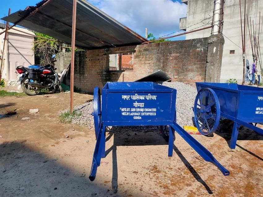Double Wheel Barrow, Model Name/Number: CGEWBMS-140L, Load Capacity: 140 Ltr