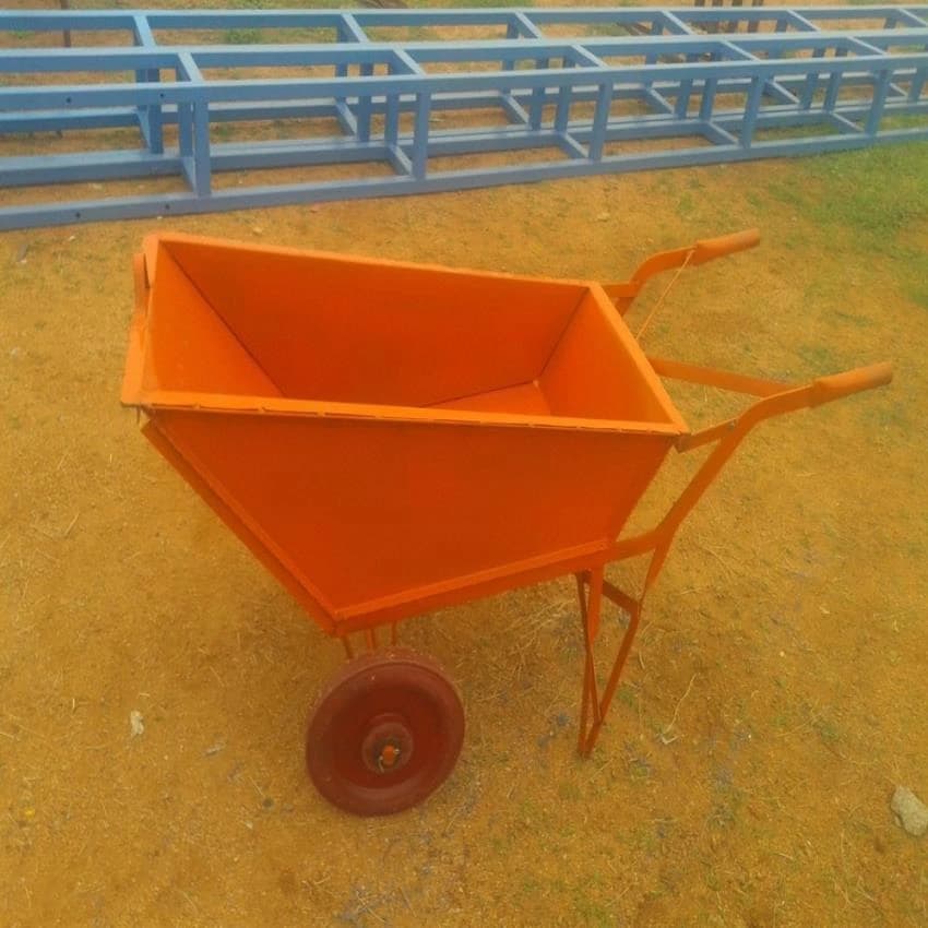 SSV Poly Tray Wheelbarrow Trolley, For Construction