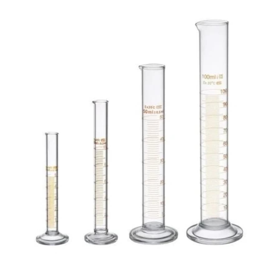 Borosil Cylindrical Measuring Glass Cylinder, for Chemical Laboratory
